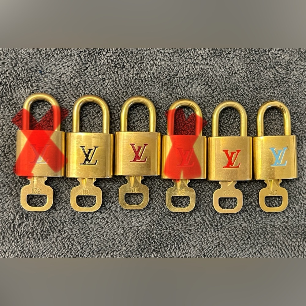 Black Friday Sale! Authentic Louis Vuitton Lock and Key, Pick a Color!